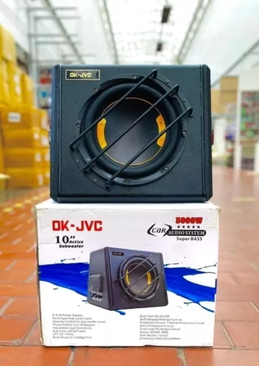 Сабвуфер активный (с усилителем)12 дюймов