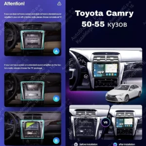 TOYOTA CAMRY 50-55 ANDROID монитор 10" дюйм