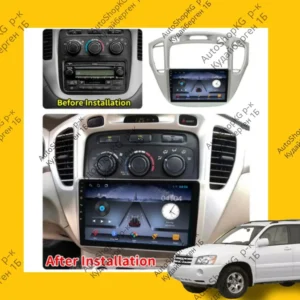 Toyota HIGHLANDER 7 вместе с рамкой ANDROID монитор 9″ дюйм